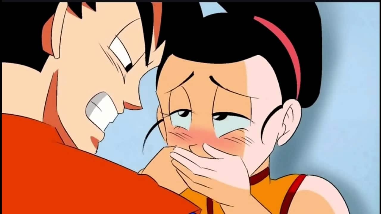 Goku hentai rucha swojego partnera Chichi